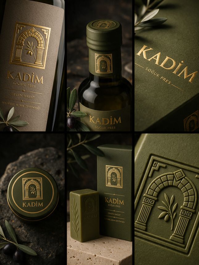 KADİM detay panosu, yaldız ve kabartma