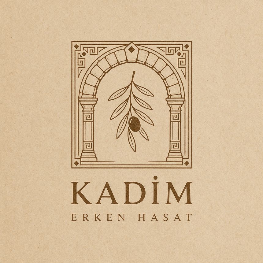 KADİM kraft logo, çerçeveli
