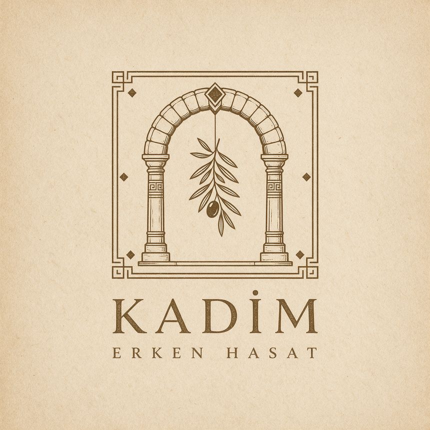 KADİM kraft logo, dar oran