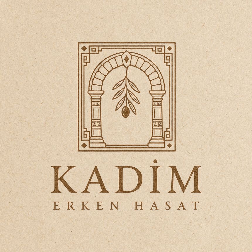KADİM kraft logo, kabartma